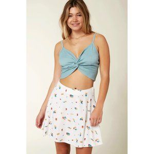 O'Neill Marlin Print Skirt NEW woven mini skirt